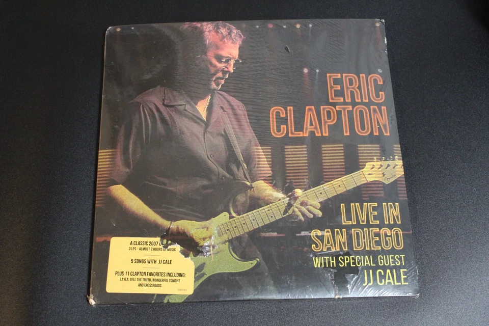 Live In San Diego, with Special Guest JJ Cale by Eric Clapton (3-Lp Set, 2016) - Image 1 of 4