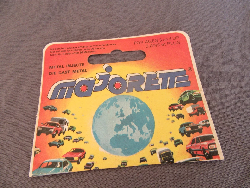 977F Majorette Pubblicità Cartone Ford Capri 10x8,7 CM - Immagine 1 di 2