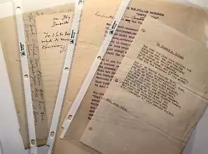 Archivo manuscrito literario de poesía de Stephen Henry Thayer más efímero/1892 - Imagen 1 de 10