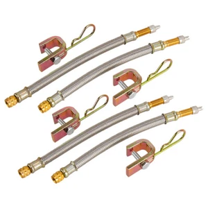 4x 7" Valve Stem Flexible Extension Dually Tyre Valve Stem Extenders Adaptor pa - Picture 1 of 10