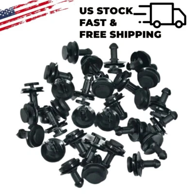30PCS For Chevy Silverado 1500 HD Front Bumper Air Dam Deflector Retainer Clip - Image 1 of 4