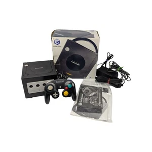 Consola de sistema completa Nintendo Gamecube GC CIB negra probada! Envío gratis - Imagen 1 de 17