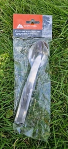 4 Piece Stainless Steel Durable Outdoor Cutlery Set, Camping, Hiking, Traveling  - Picture 1 of 3