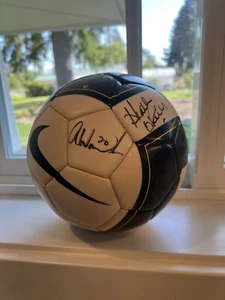 Abby Wambach & Heather O’Reilly Signed Soccer Ball  - Picture 1 of 3