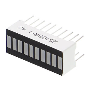 LED-Leiste / LED-Zeile / LED-Bargraph mit 10 Segmenten 10xRot 