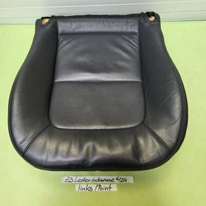 BMW Z3 Roadster Fahrer Sitz Kissen Unterteil Leder point schwarz black LINKS - Bild 1 von 8