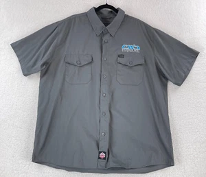 Dixxon Gray Workforce Button-Up Shirt Mens Short Sleeve Work Wear Size 3XL - Bild 1 von 14