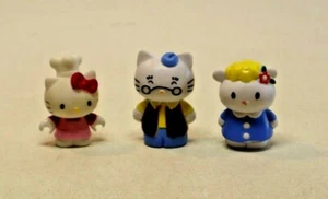 Lotto 3 figurine rare vintage SANRIO Hello Kitty - anni 80??? - Foto 1 di 5