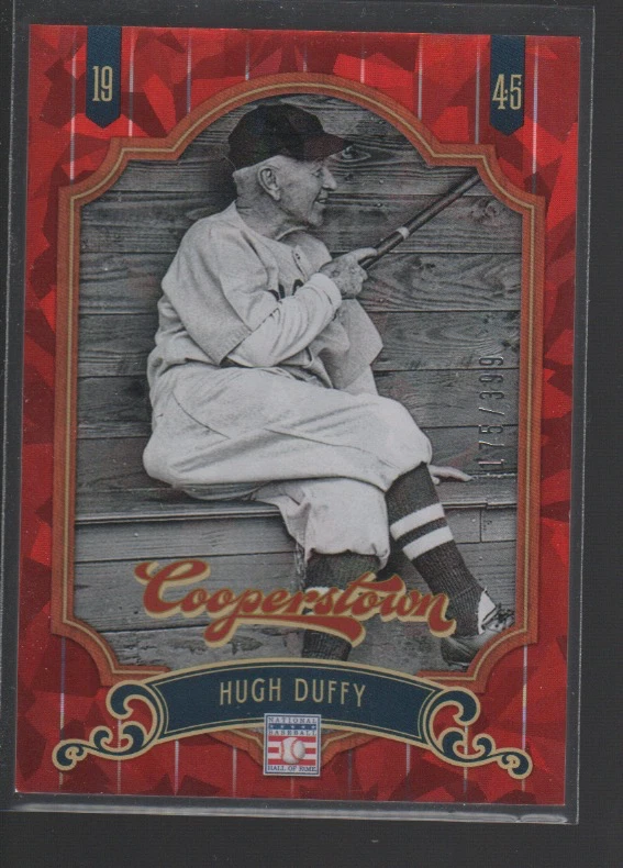 Tarjeta de Hugh Duffy 2012 Panini Coopertown #27 cristal rojo/399  Foto 1 de 1