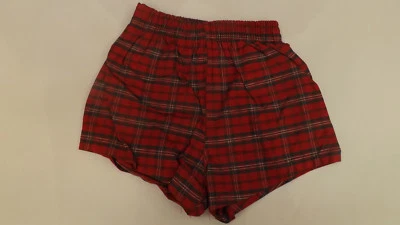 Traje de baño a cuadros escoceses tartán de colección de los años 60 NOS para niños talla mediana, cintura de 18-24" Foto 1 de 4