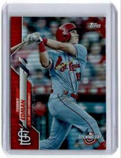 2020 Topps Opening Day Red Foil Tommy Edman St. Louis Cardinals #135