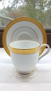 Noritake Aristocrat Gold Cup & Saucer Set - Picture 1 of 8