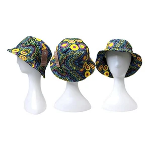 Bucket Hat Seven Sisters Dreaming Australia Indigenous Aboriginal Art Souvenir - Picture 1 of 4