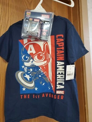 Boys' Marvel T-Shirt with Mini Funko POP! - Asst. Themes - Image 1 of 4