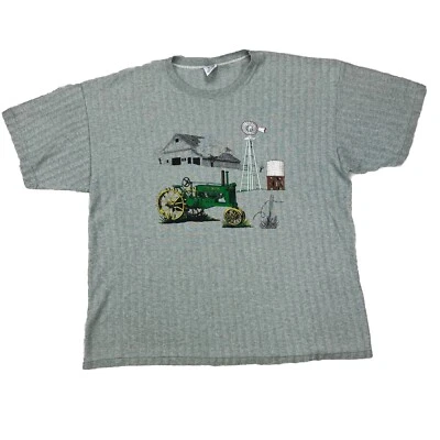 Camisa De Colección John Deere Para Hombre Talla XXL Estampado Gráfico Años 90 Puntada Única EE. UU. Foto 1 de 4