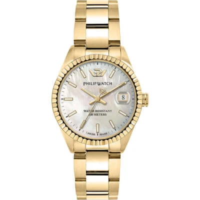 Orologio Donna PHILIP WATCH CARIBE R8253597617 Acciaio Gold Bianco SWISS MADE - Immagine 1 di 3