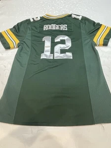 Camiseta Nike Aaron Rodgers Green Bay Packers Juvenil Grande 14-16 Niños Sin Etiqueta de Talla - Imagen 1 de 10