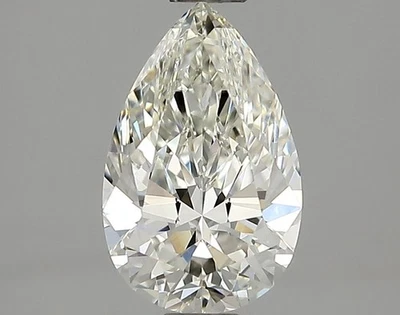 Pear Cut 0.92 CT Certified GIA Natural Mined Diamond Loose I color VVS2 clarity - Image 1 of 2