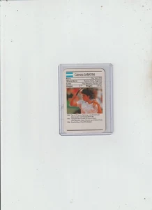 GABRIELA SABATINI 1987 ACE FACT PACK CARD TENNIS GREAT MINT CONDITION - Picture 1 of 1