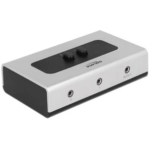 Delock Umschalter Klinke 3,5 mm 2 Port manuell bidirektional - Bild 1 von 3