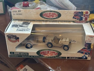 Jeep Solido Militar Diecast DU Desert 1/43 en caja nuevo #6108 Foto 1 de 3