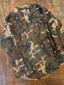 Vintage Winchester Duck Classic Camo Long Sleeve Shirt Men’s Size Large - Picture 1 of 3