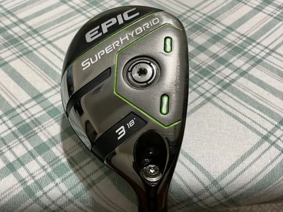 Callaway EPIC Super Hybrid 3 Hybrid 18° Steel Regular Right Handed!!  Look! - Image 1 of 4