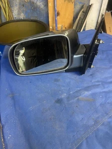 2007-2012 hyundai santa fe LH drivers blue {WG} power side view mirror OEM 08 09 - Picture 1 of 4