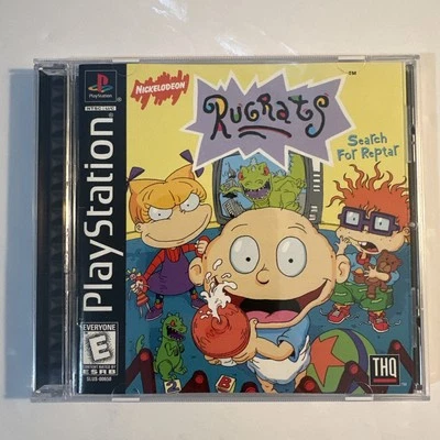 Rugrats: Search for Reptar (Sony PlayStation 1, PS1, 1998) Complete CIB - Tested - Image 1 of 4