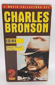 Charles Bronson 2 Movie Collectors Set VHS Chino & Someone Behind The Door - Picture 1 of 5