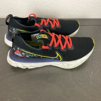 Nike Men’s React Infinity Run Flyknit Bright Cactus Running Shoes Size 8.5 US - Image 1 of 4