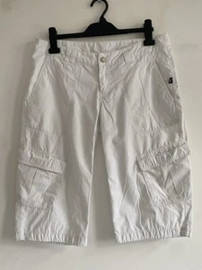 Ladies Helly Hansen White Capri Trousers Size M - VGC - Picture 1 of 5