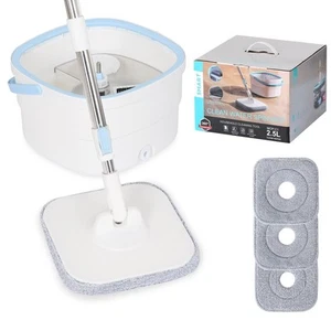 Spin Mop and Bucket with Wringer Set for Home Cleaning Spinning Mops with Sep... - Picture 1 of 6