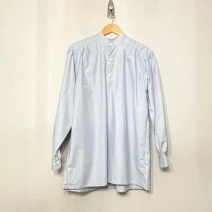 Le Laboureur Chemise Artiste Tunic Shirt Medium Blue Boxy Oversized France NWT - Picture 1 of 9
