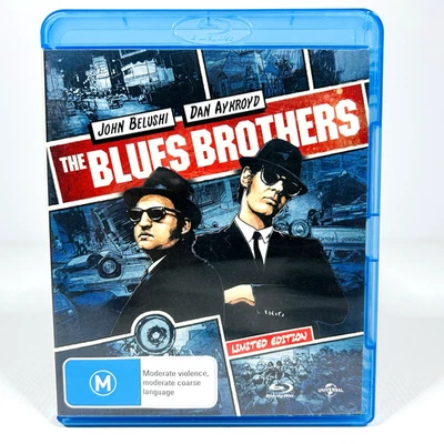 The Blues Brothers Blu-ray Limited Edition John Belushi Dan Aykroyd 1980 Reg B - image 1 of 4