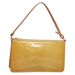 LOUIS VUITTON Monogram Vernis Lexington Pouch Beige M91010 LV Auth ep10699 - Picture 1 of 21