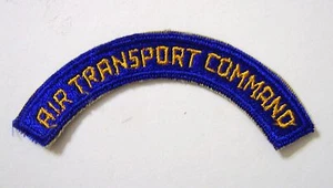 WW2 U.S.A.A.F TAB ARCH AIR TRANSPORT COMMAND FULL COLOR:KY12 - Picture 1 of 1