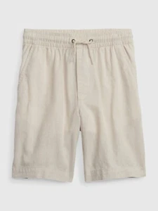 NEW $30 GAP Kids Toddler Boys Natural Linen Easy Pull-On Shorts Size XS (4/5) - Picture 1 of 1