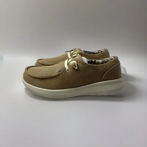 Zapatos para mujer Ariat marrón Hilo floral de lona en relieve talla 6B - Imagen 1 de 5