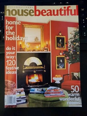 House Beautiful Magazine Dec 2001 Home for the Holidays - Holiday Decorating b21 - Image 1 of 4