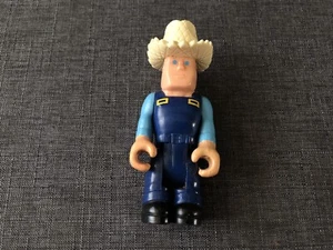 Vintage Fisher Price Husky Helpers Farmer Bronco Rodeo Action Figure 1977 - Picture 1 of 6