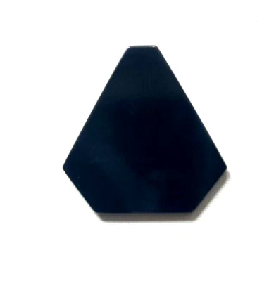 ¡UNA FORMA ELEGANTE DE ÓNIX NEGRO PLANO GENUINO VINTAGE 2,25X2 PULGADAS POR DEBAJO AL POR MAYOR! Foto 1 de 3