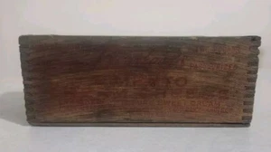 Vintage 11"x3 1/4” Borden's 3 lb. Pimento Cream Cheese Wooden Box - Picture 1 of 6