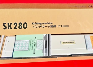 NEU Strickmaschine Silver Reed SK280 + Anleitung(de/en) + Lochkarten - Bild 1 von 6