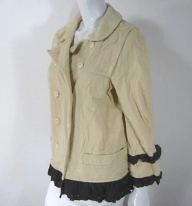 MARC BY MARC JACOBS Jacket Top Size S Small Beige Wool - Picture 1 of 12