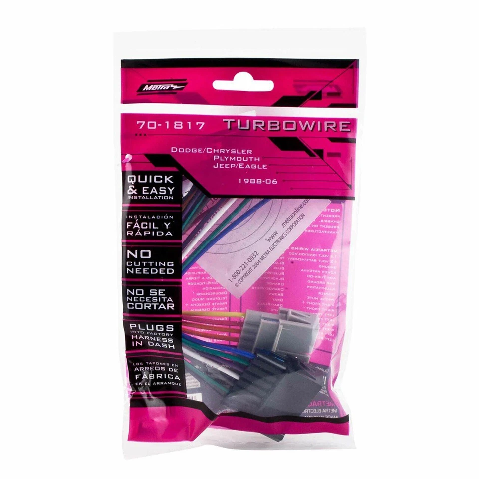 Metra 70-1817 Wire Harness for Aftermarket Stereo Installation - Image 1 of 2