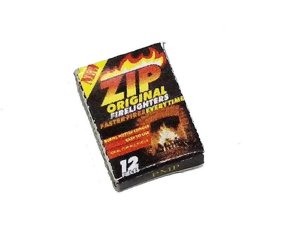 DOLLS HOUSE 1/12th SCALE PACKET OF "ZIP" FIRELIGHTERS - Image 1 of 1
