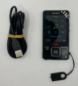 Sony Walkman NWZ-A829 Digital Media Player 16GB nero funzionante con cavo - Imagen 1 de 7