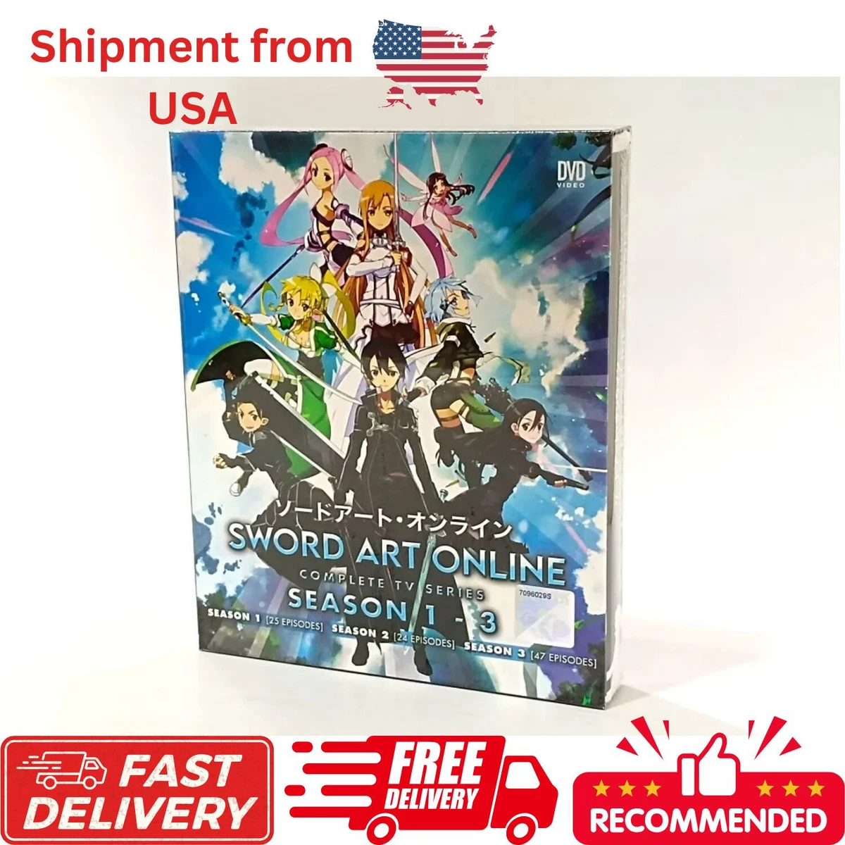 Box Set Sword Art Online DVDs for sale - eBay