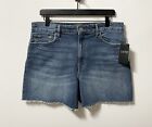 Lauren Ralph Lauren Women's Size 12 Cut Off Frayed High Rise Denim Shorts 33x4.5